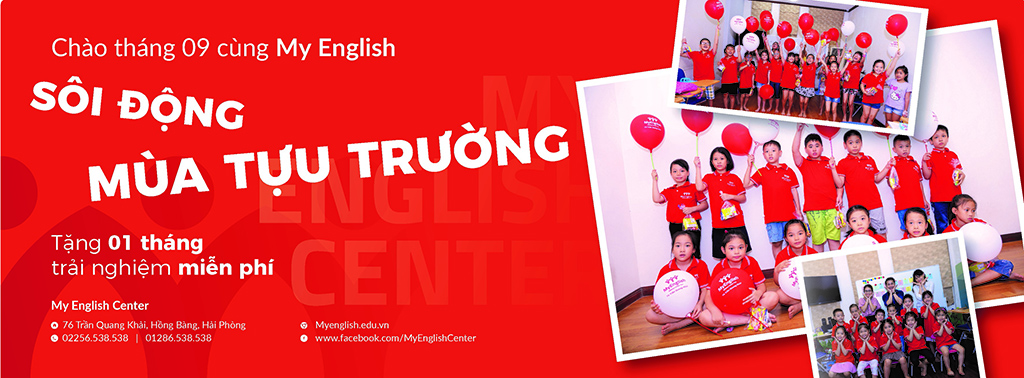 Tặng 01 tháng học thử cùng MyEnglish Center